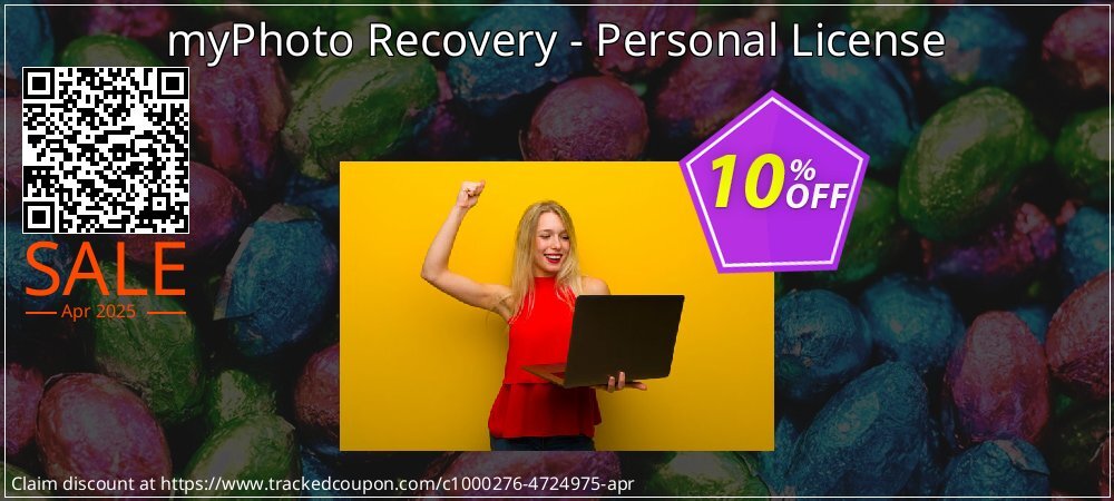 myPhoto Recovery - Personal License coupon on National Walking Day offer