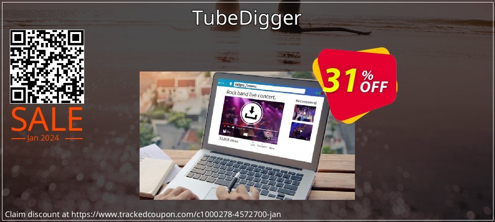 Get 30% OFF TubeDigger offering sales