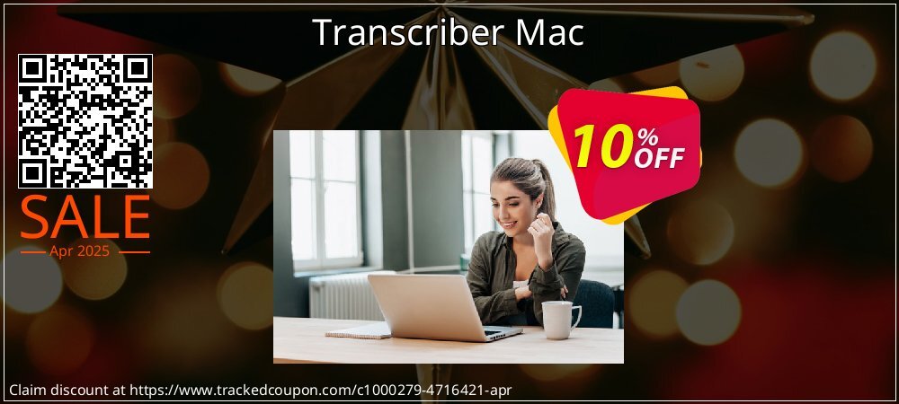 Transcriber Mac coupon on Eid al-Adha offering discount