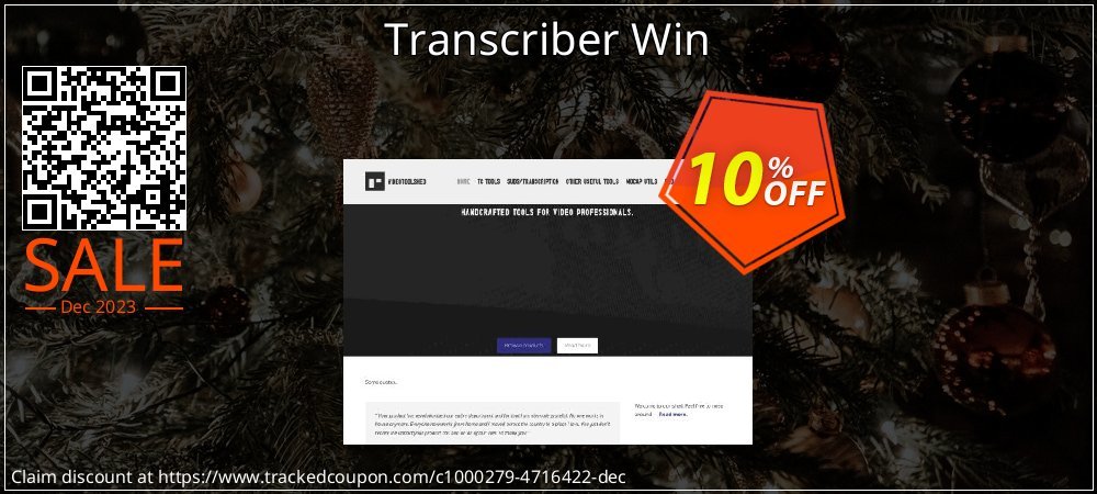 Transcriber Win coupon on April Fools' Day offer