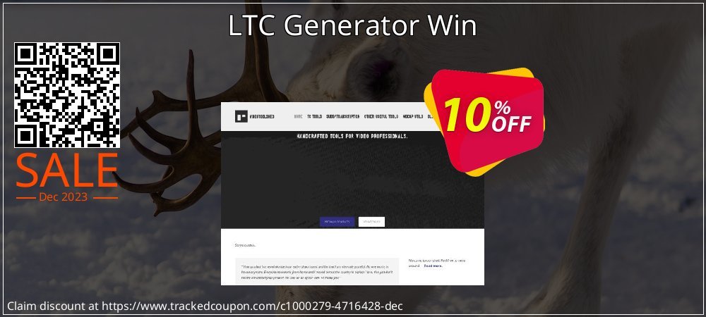 LTC Generator Win coupon on Virtual Vacation Day discounts