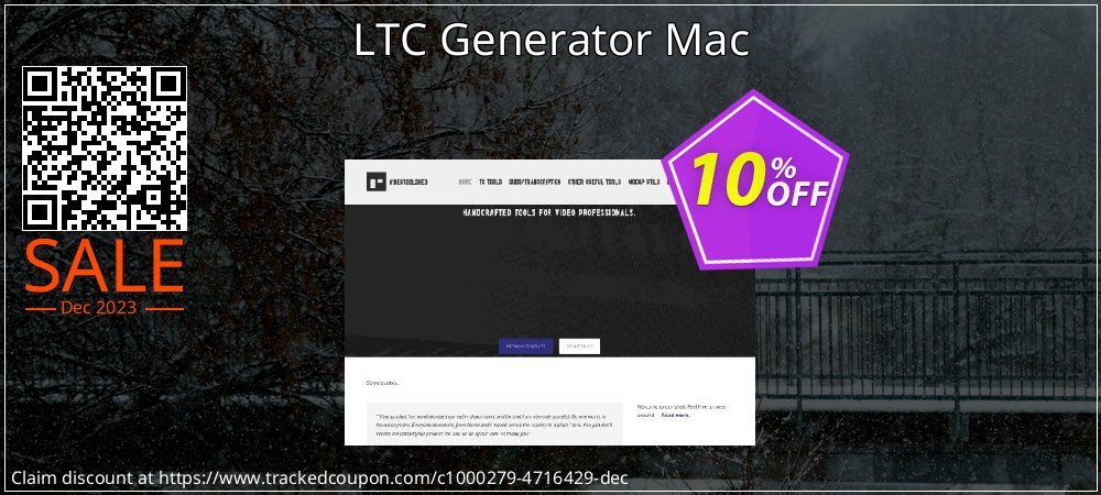 LTC Generator Mac coupon on Tell a Lie Day sales
