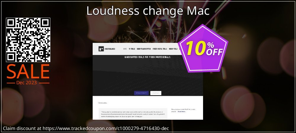 Loudness change Mac coupon on National Walking Day deals