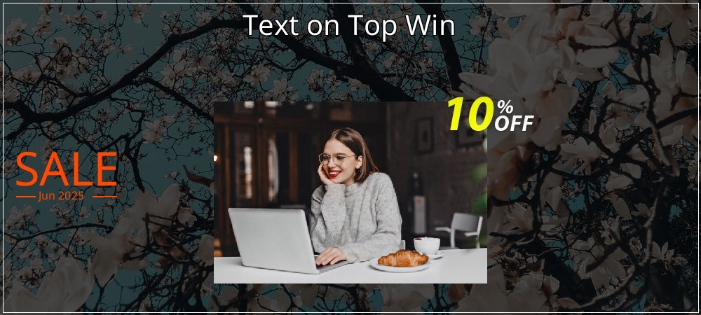 Text on Top Win coupon on Tell a Lie Day offering sales