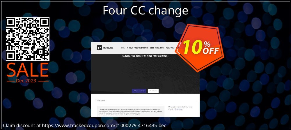Four CC change coupon on World Backup Day offering sales