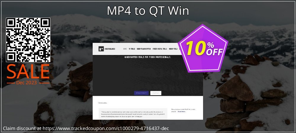 MP4 to QT Win coupon on April Fools' Day promotions