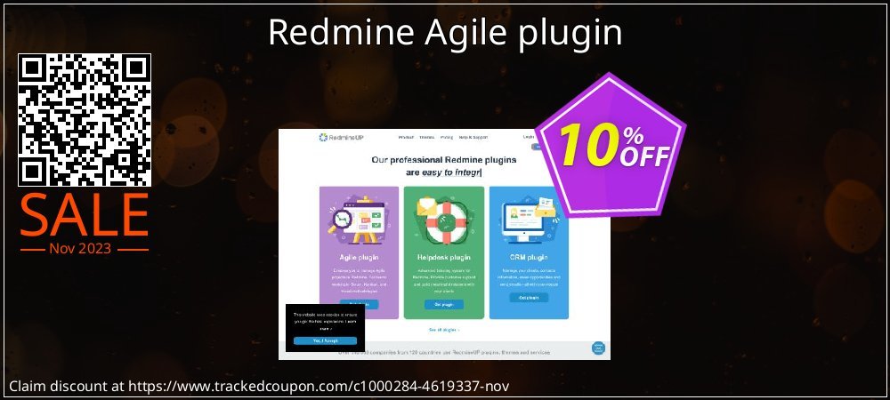 Redmine Agile plugin coupon on April Fools' Day offering sales