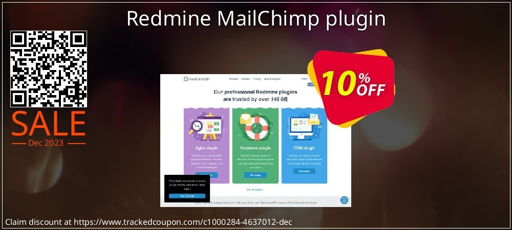 Redmine MailChimp plugin coupon on National Memo Day offering sales
