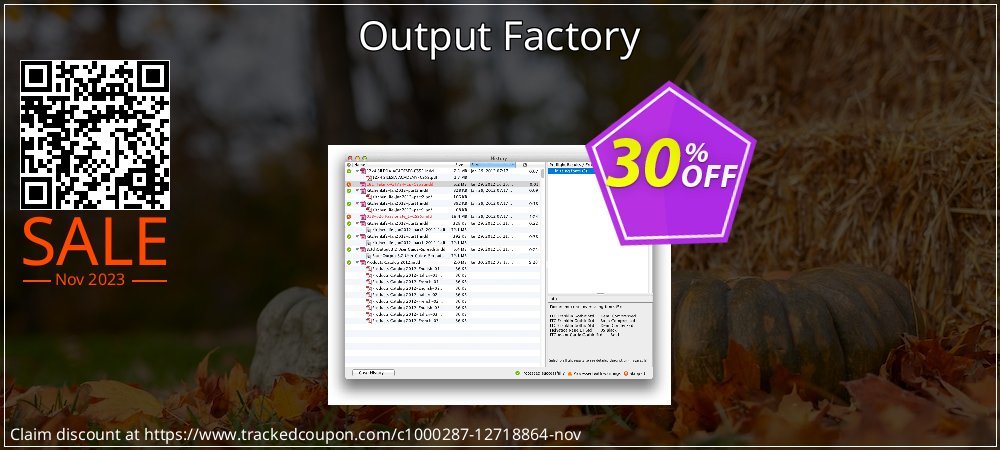 Output Factory coupon on Earth Hour offer