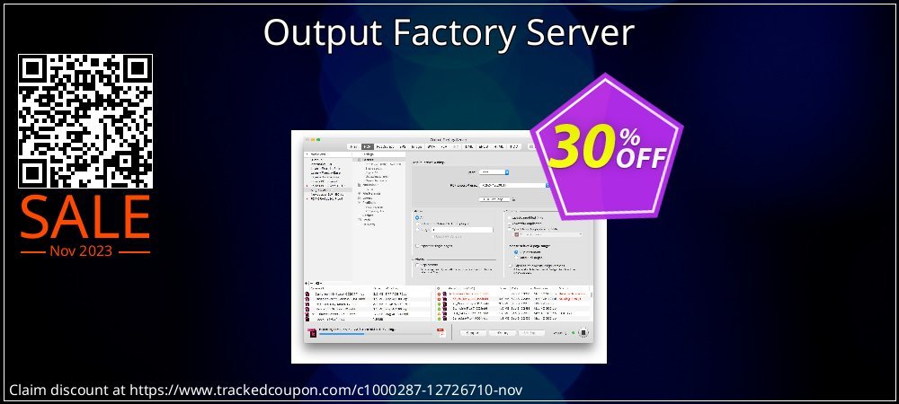 Output Factory Server coupon on National Walking Day deals