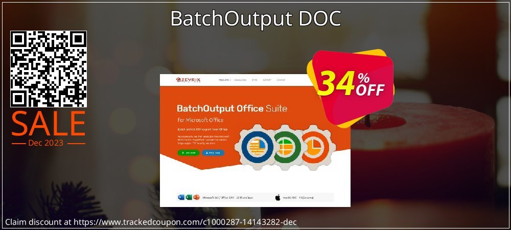 BatchOutput DOC coupon on April Fools' Day sales