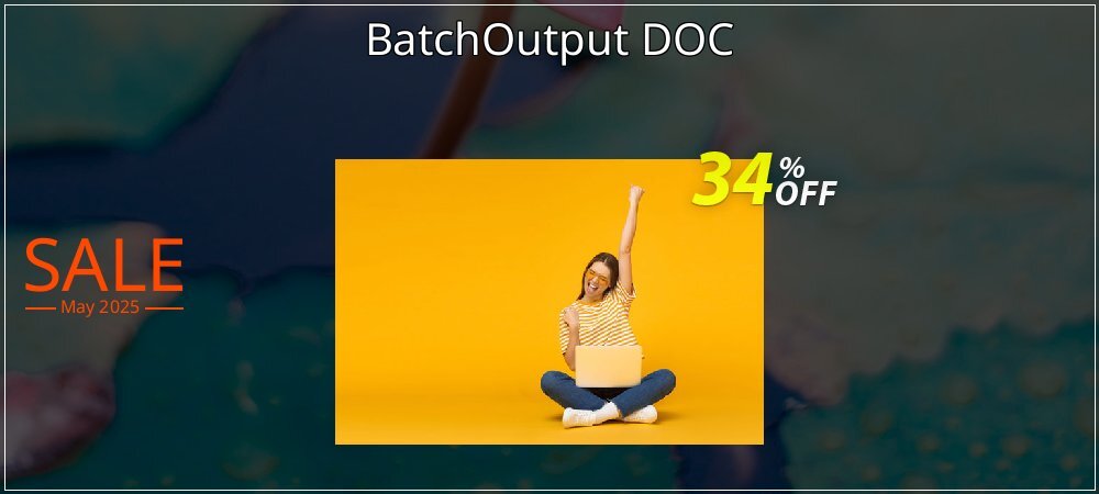 BatchOutput DOC coupon on Working Day deals