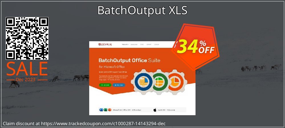 BatchOutput XLS coupon on Tell a Lie Day discount