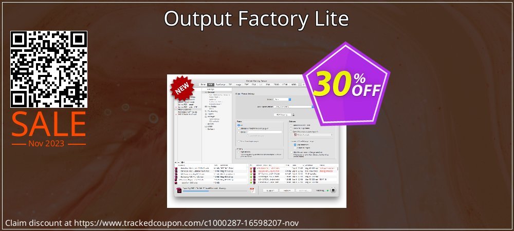 Output Factory Lite coupon on April Fools' Day offering discount