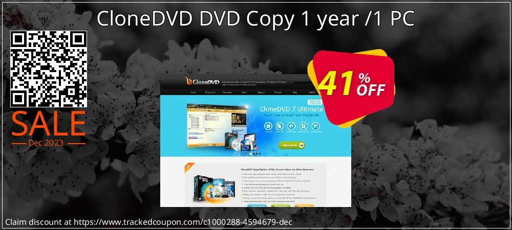 CloneDVD DVD Copy 1 year /1 PC coupon on Tell a Lie Day offer