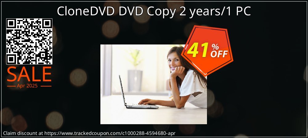 CloneDVD DVD Copy 2 years/1 PC coupon on National Walking Day discount