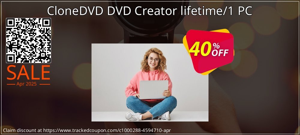 CloneDVD DVD Creator lifetime/1 PC coupon on National Walking Day super sale