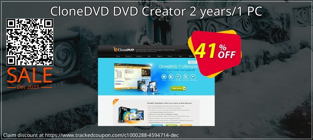 CloneDVD DVD Creator 2 years/1 PC coupon on Tell a Lie Day deals