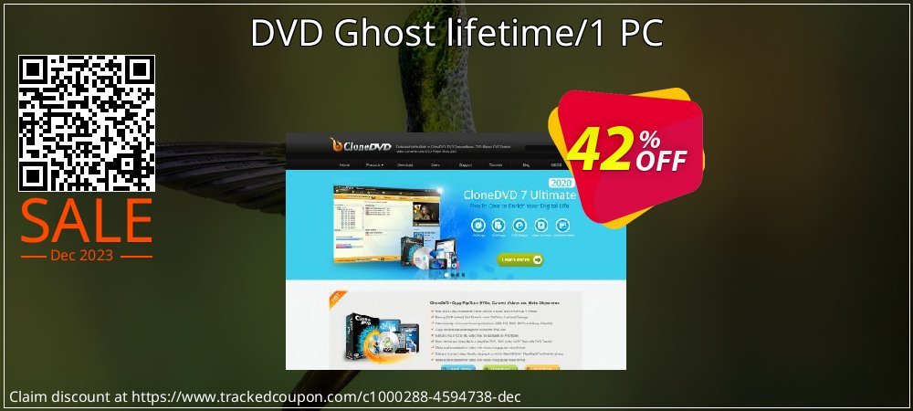 DVD Ghost lifetime/1 PC coupon on Constitution Memorial Day promotions