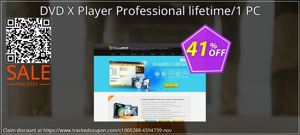 DVD X Player Professional lifetime/1 PC coupon on April Fools' Day discounts