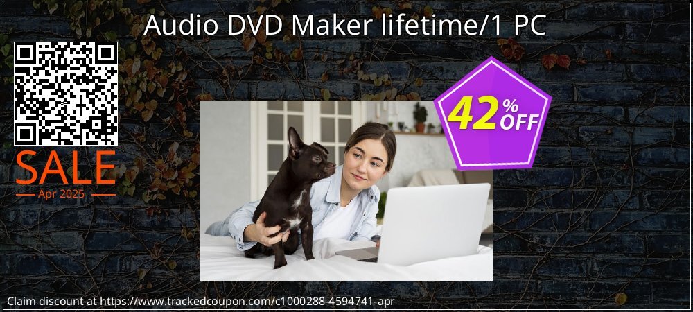 Audio DVD Maker lifetime/1 PC coupon on National Loyalty Day offer