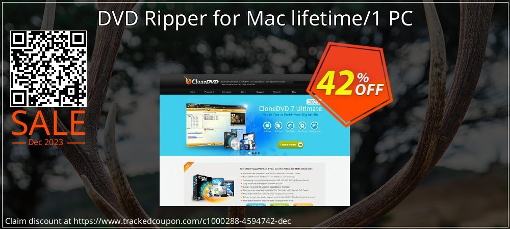 DVD Ripper for Mac lifetime/1 PC coupon on Working Day discount