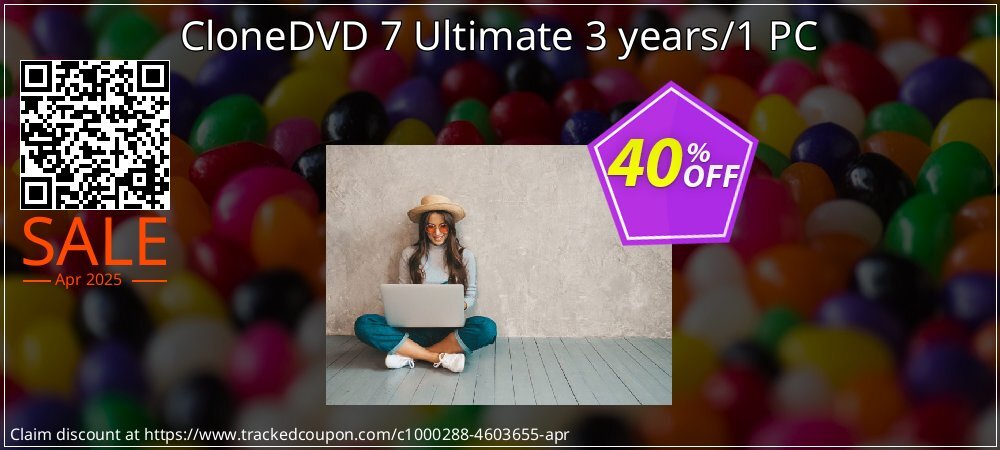 CloneDVD 7 Ultimate 3 years/1 PC coupon on Mother Day super sale