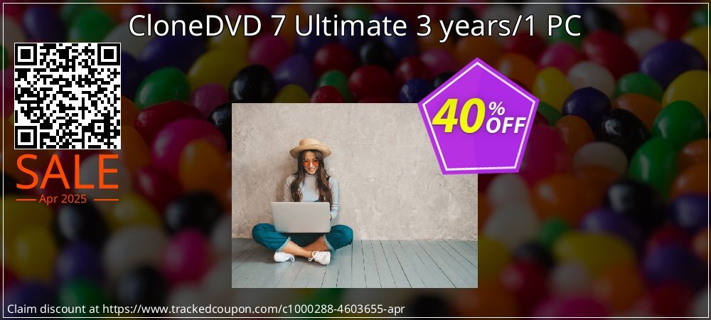 CloneDVD 7 Ultimate 3 years/1 PC coupon on National Walking Day offering sales