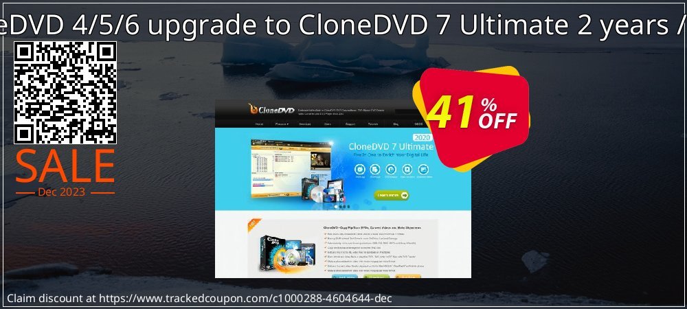 CloneDVD 4/5/6 upgrade to CloneDVD 7 Ultimate 2 years / 1 PC coupon on Tell a Lie Day offering discount