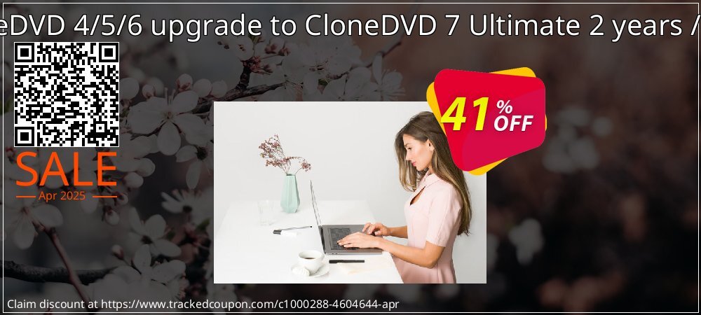 CloneDVD 4/5/6 upgrade to CloneDVD 7 Ultimate 2 years / 1 PC coupon on World Password Day offering sales