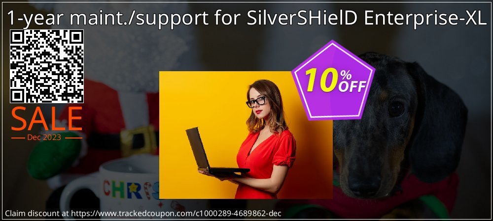 1-year maint./support for SilverSHielD Enterprise-XL coupon on April Fools' Day offer