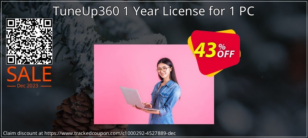 TuneUp360 1 Year License for 1 PC coupon on Tell a Lie Day offering sales