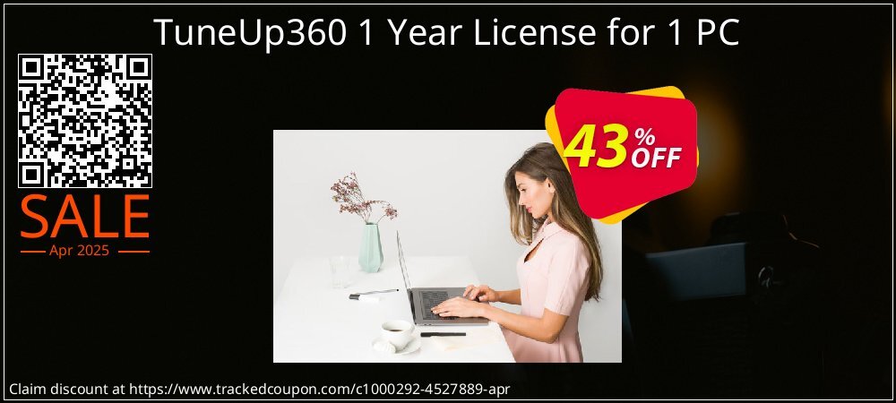 TuneUp360 1 Year License for 1 PC coupon on Tell a Lie Day offering sales