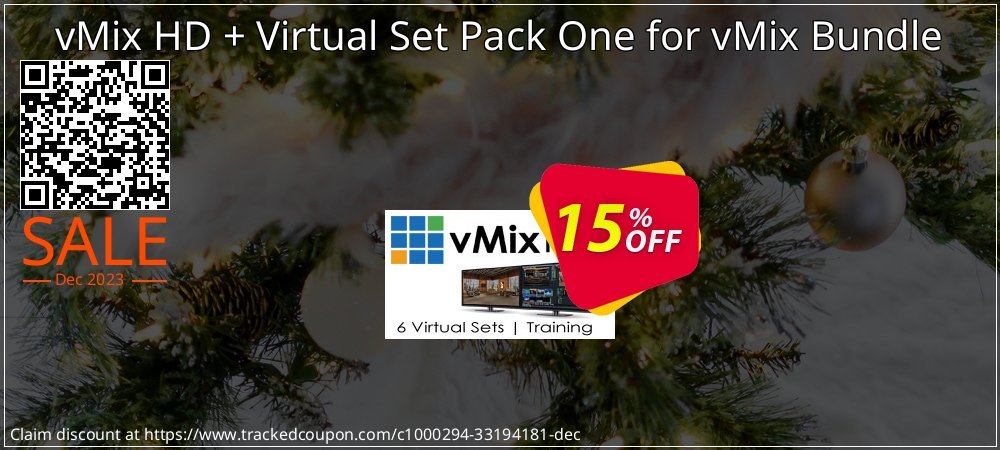 vMix HD + Virtual Set Pack One for vMix Bundle coupon on National Loyalty Day offering discount