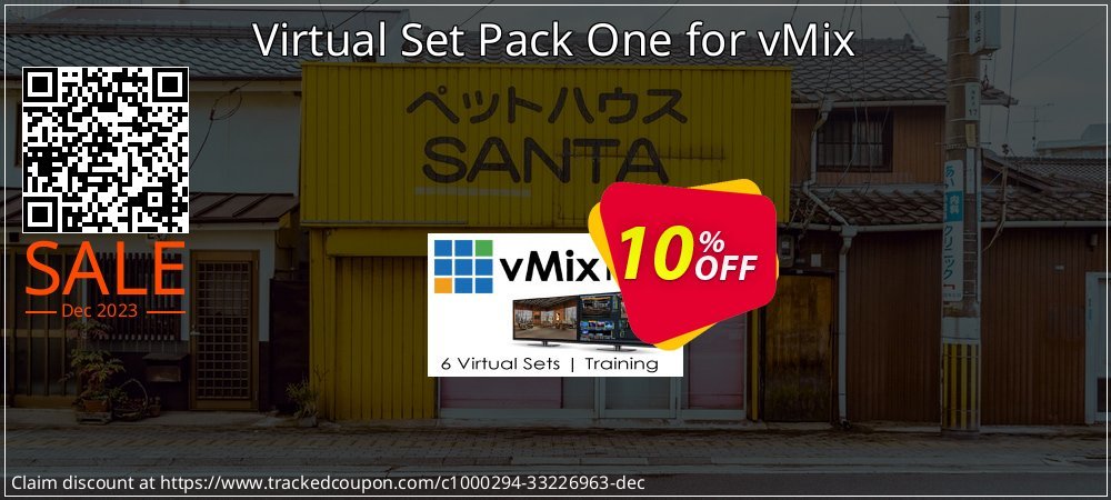 Virtual Set Pack One for vMix coupon on Easter Day discounts