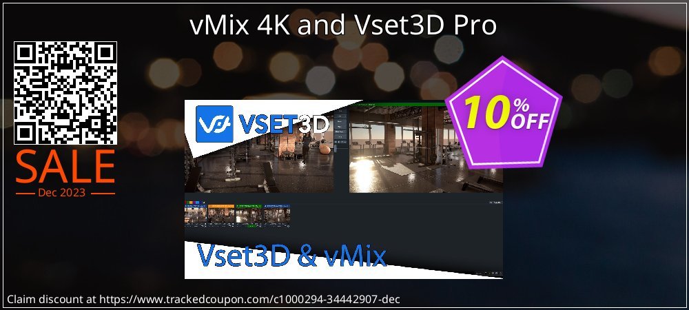 vMix 4K and Vset3D Pro coupon on April Fools' Day super sale