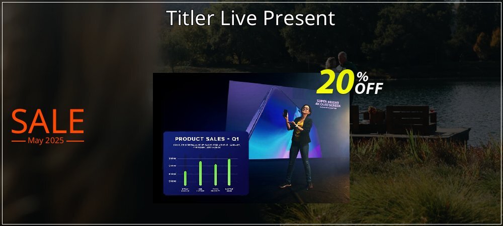 Titler Live Present coupon on Social Media Day sales