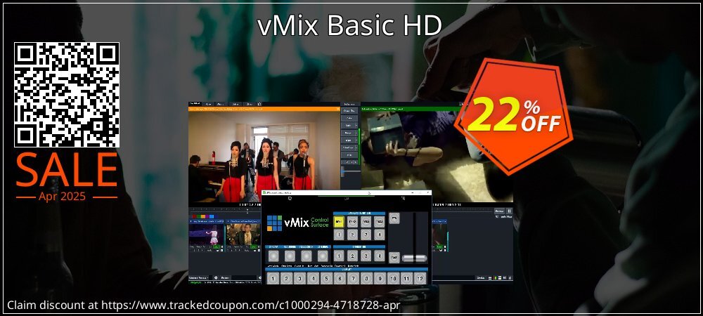 vMix Basic HD coupon on Virtual Vacation Day sales