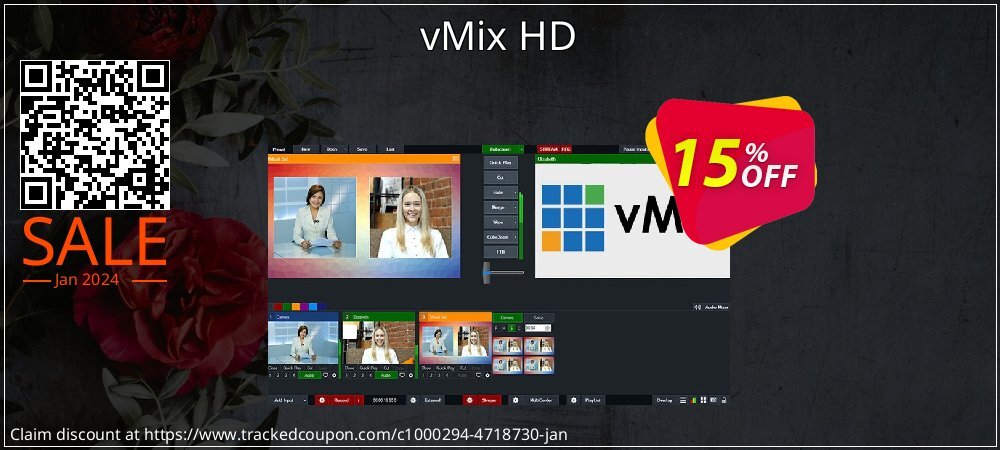 vMix HD coupon on New Year's Weekend sales