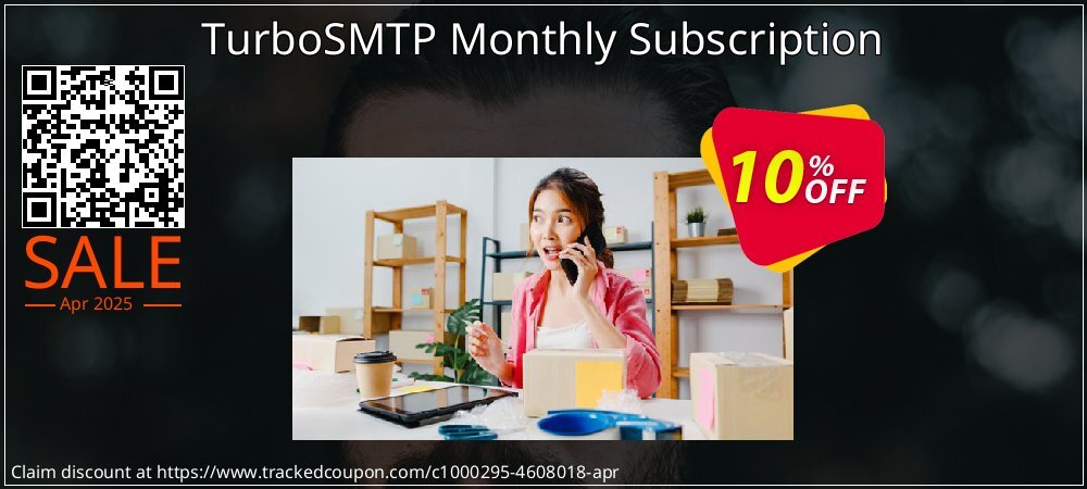 TurboSMTP Monthly Subscription coupon on Easter Day deals