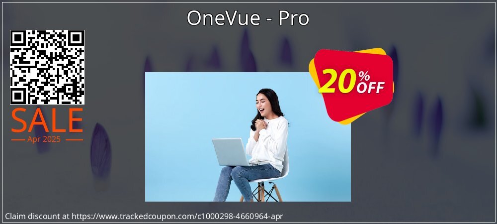 OneVue - Pro coupon on National Smile Day offering discount