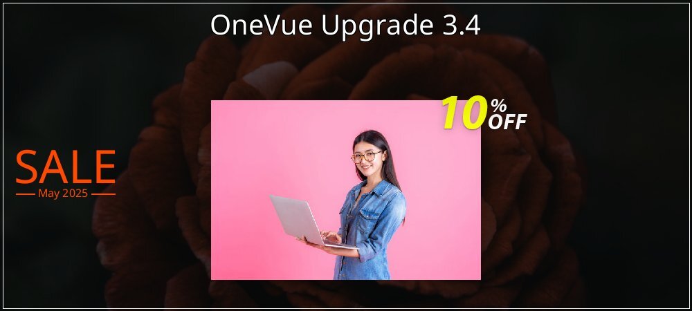 OneVue Upgrade 3.4 coupon on Palm Sunday sales