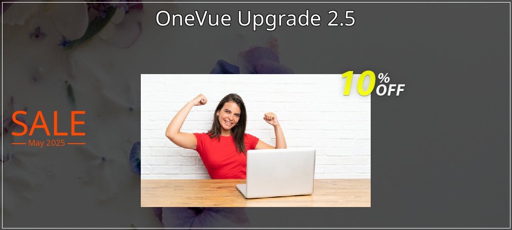 OneVue Upgrade 2.5 coupon on Tell a Lie Day offering discount