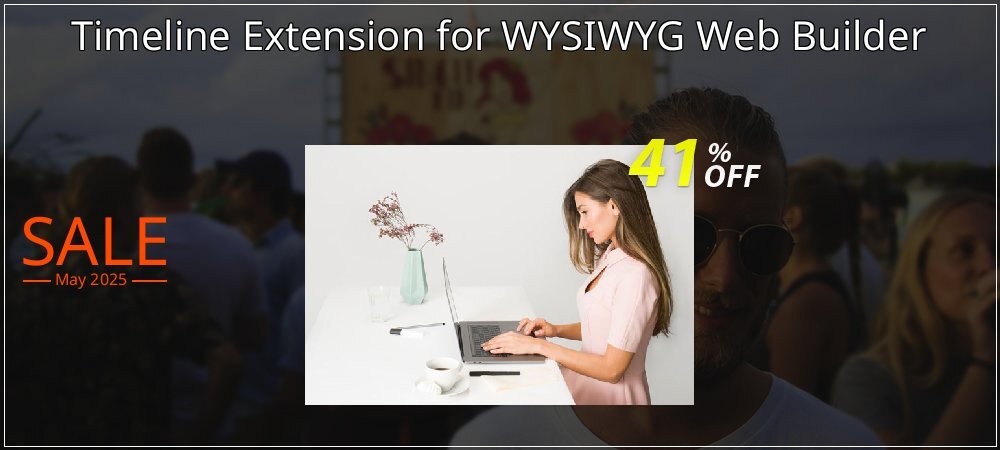 Timeline Extension for WYSIWYG Web Builder coupon on World Party Day promotions