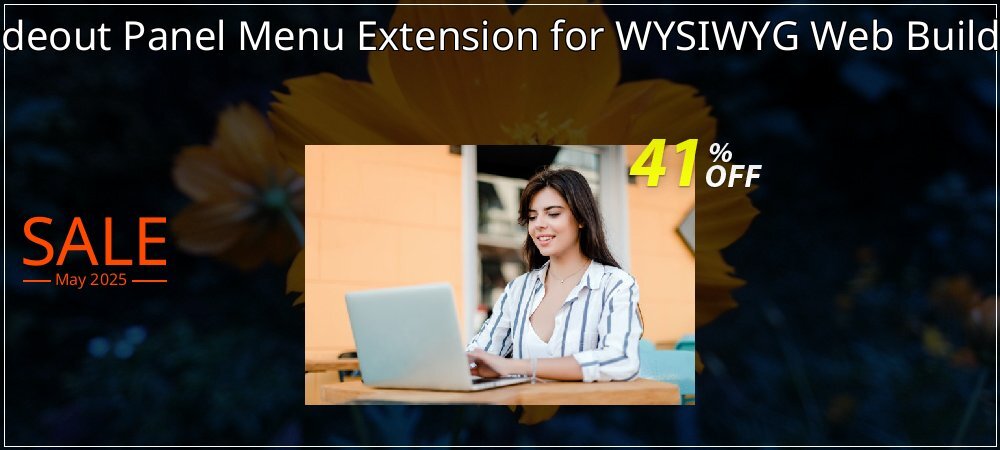 Slideout Panel Menu Extension for WYSIWYG Web Builder coupon on National Smile Day discount