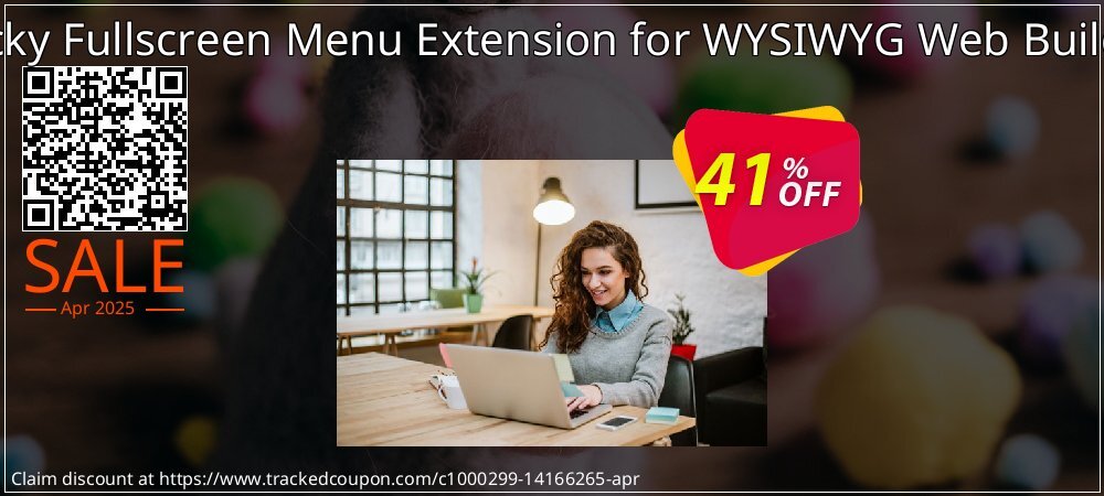 Sticky Fullscreen Menu Extension for WYSIWYG Web Builder coupon on World Backup Day promotions