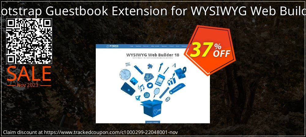 Bootstrap Guestbook Extension for WYSIWYG Web Builder coupon on National Loyalty Day offering sales