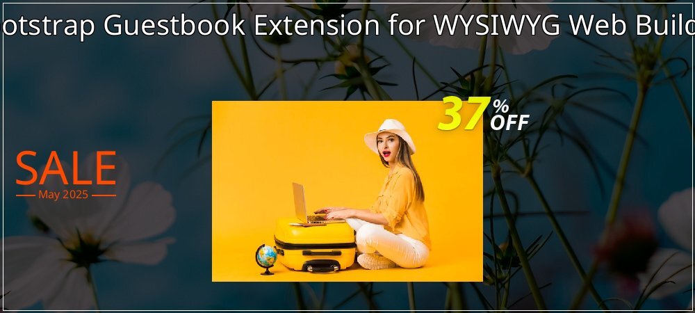 Bootstrap Guestbook Extension for WYSIWYG Web Builder coupon on World Party Day offering discount