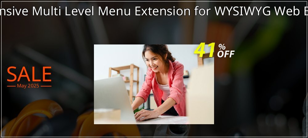 Responsive Multi Level Menu Extension for WYSIWYG Web Builder coupon on April Fools' Day offer