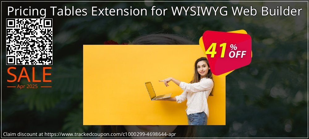 Pricing Tables Extension for WYSIWYG Web Builder coupon on World Password Day offer